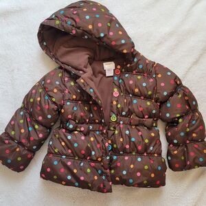 Polka Dot Girls Jacket